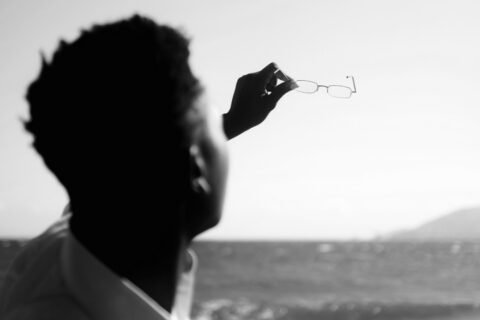 Ecovadis action plan block glasses sea beach 1