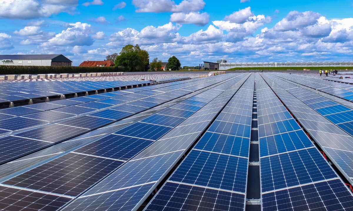 Carbon insetting solar panels