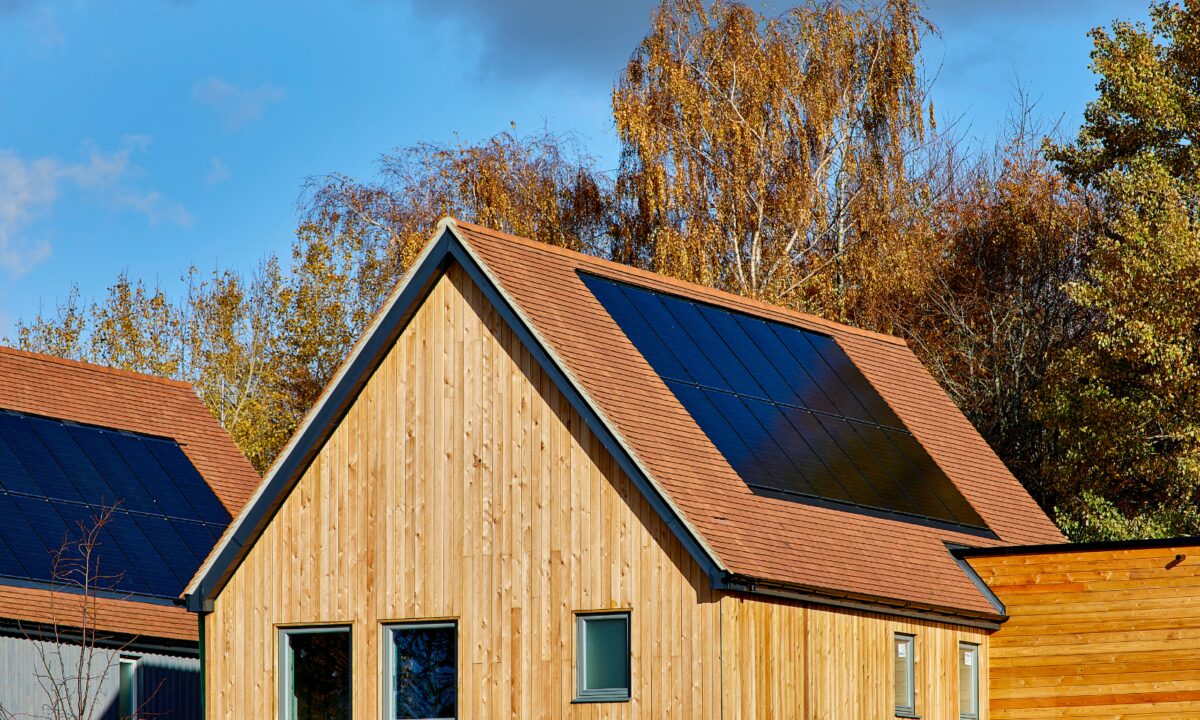 Springfield meadows solar wood facade