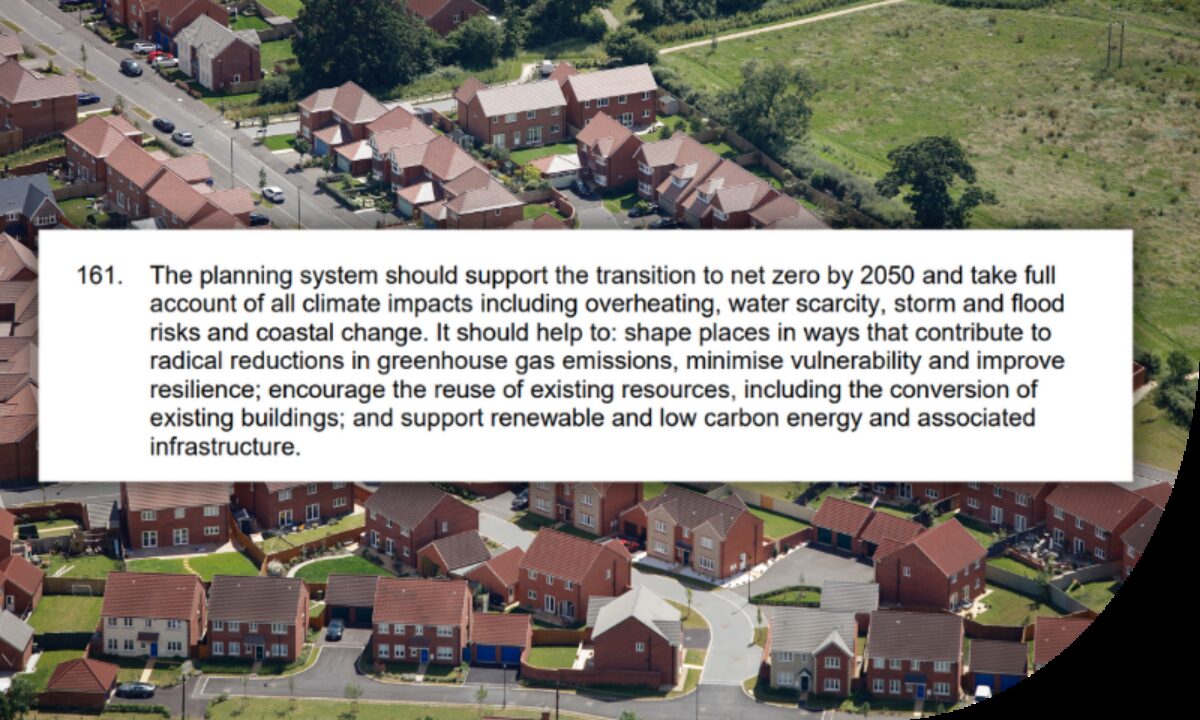 NPPF paragraph 161 banner