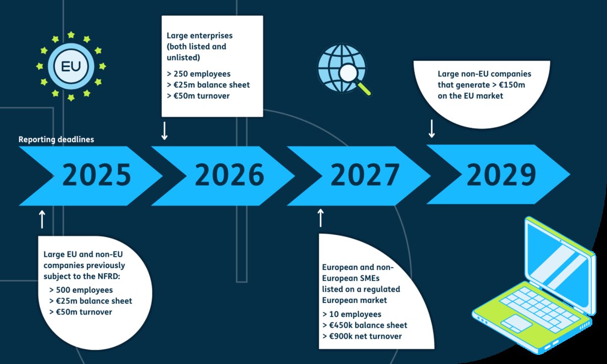 CSRD explainer graphic blue