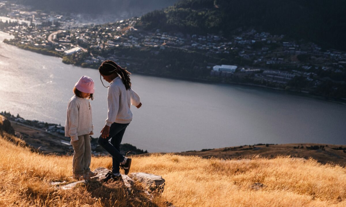 SB Ti corporate net zero two girls mountain