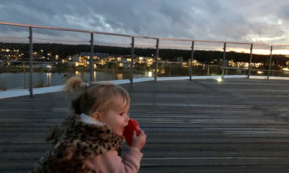 Alans Daughter At Top Of Aqualgon