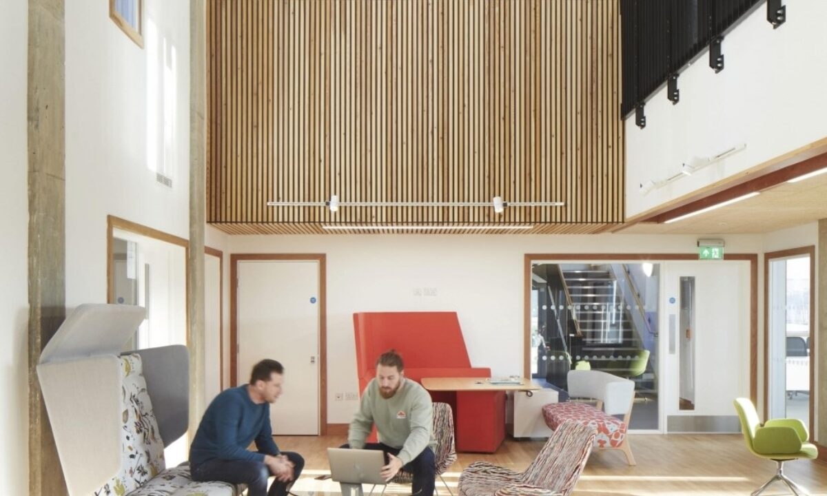 Photo courtesy of Architype Bicester entrance hub space min 1024x1536 2