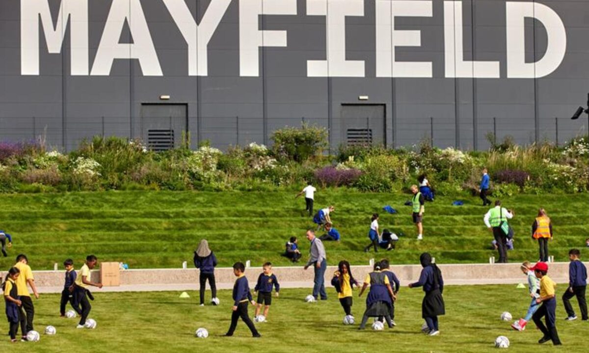 Mayfield manchester children playing