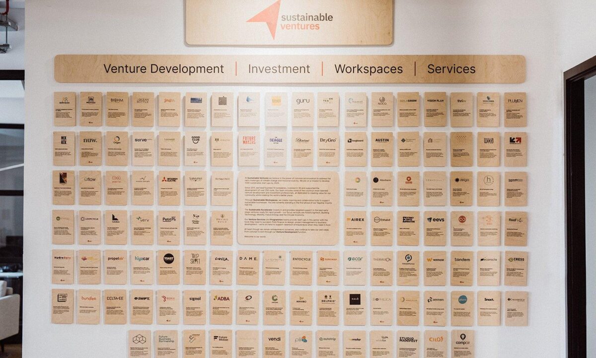 Sustainable ventures wall names