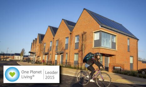 NW Bicester One Planet Living Leader banner