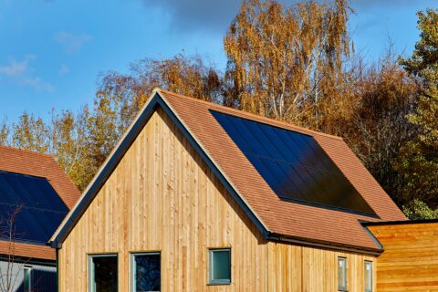 Springfield meadows solar wood facade