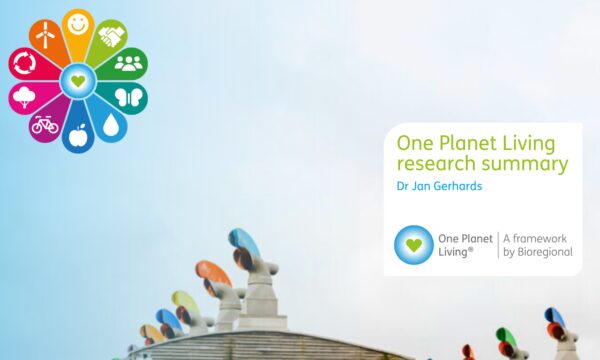 Jan Gerhards research paper one planet living