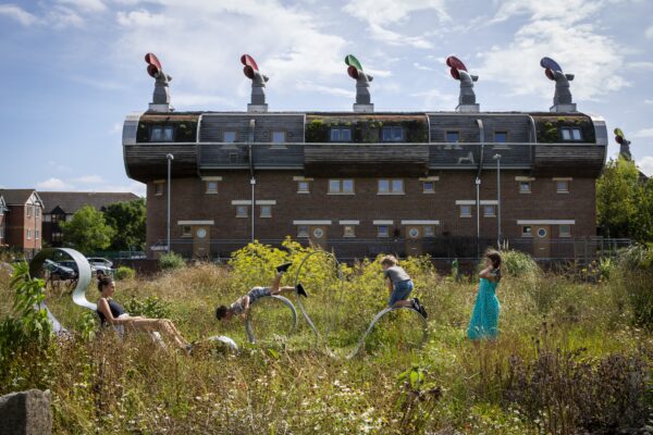 Bed ZED play area sculpture