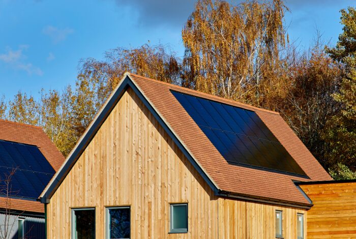 Springfield meadows solar wood facade