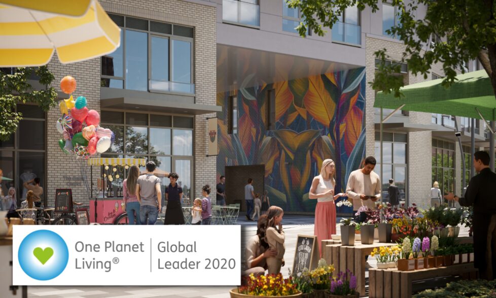 Baker District One Planet Living Global Leader banner image 2024