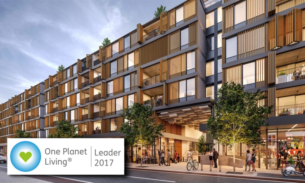 Liv Apartments web banner One Planet Living leader