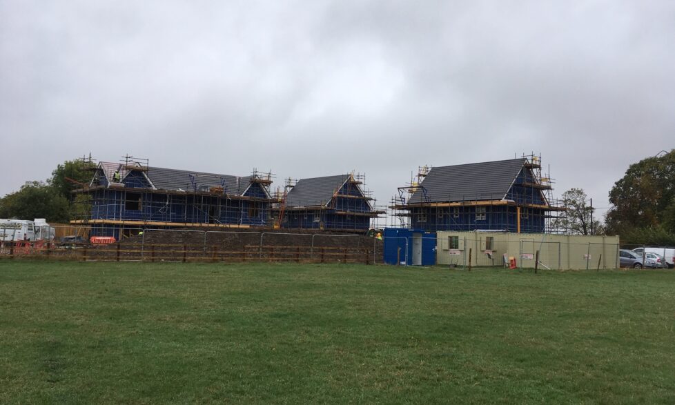 Kings Farm Close under construction